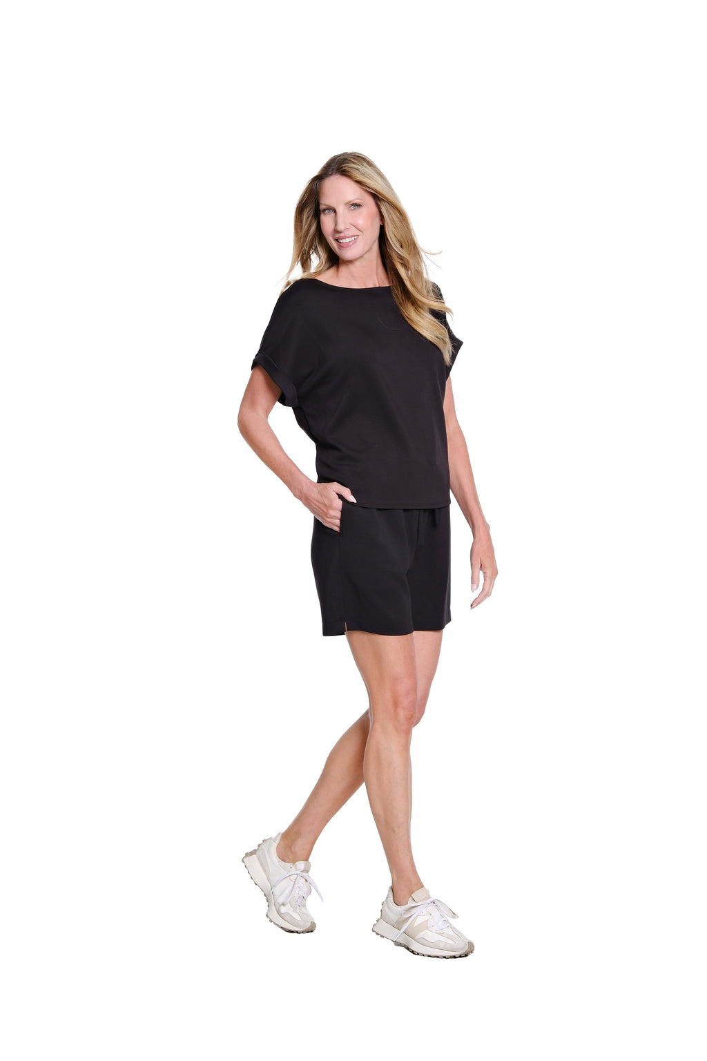 Drawstring Knit Short - Black
