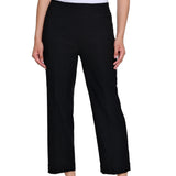 Jacquard Woven Crop Pant - Black