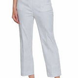Jacquard Woven Crop Pant - Ice Grey