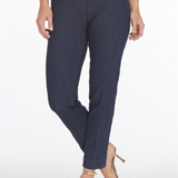 Pull-On Ankle Jeans with Back Pockets