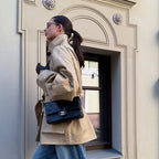 Rowan Belted Khaki Trench Coat
