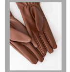 Camille Chain-Detail Touchscreen Gloves