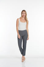 Pull-On Charcoal Ankle Pant