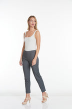 Pull-On Charcoal Ankle Pant
