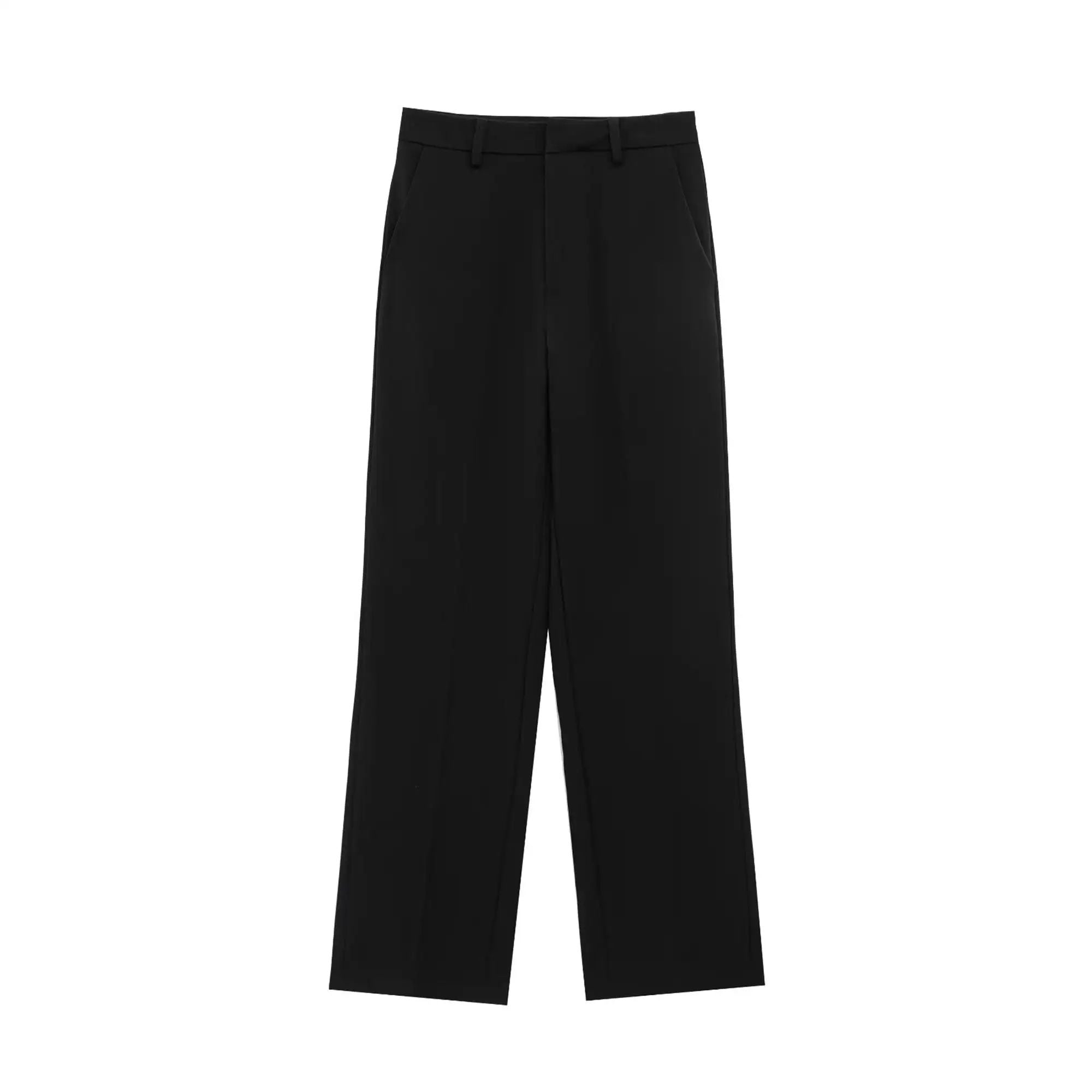 Noelle Zip-Front Wide-Leg Set