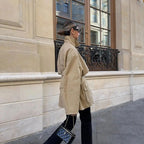 Rowan Belted Khaki Trench Coat