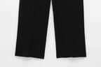 Noelle Zip-Front Wide-Leg Set