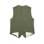 Piper Slim V-Neck Vest & Pleated Shorts Set