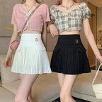 Clara Pleated Mini Skirt