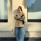 Rowan Belted Khaki Trench Coat