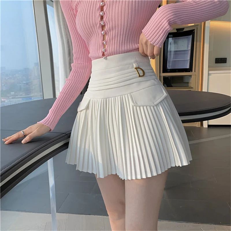 Clara Pleated Mini Skirt