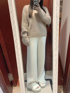 Willa Wool-Blend Wide-Leg Trousers
