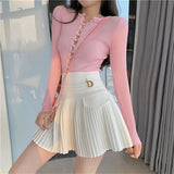Clara Pleated Mini Skirt