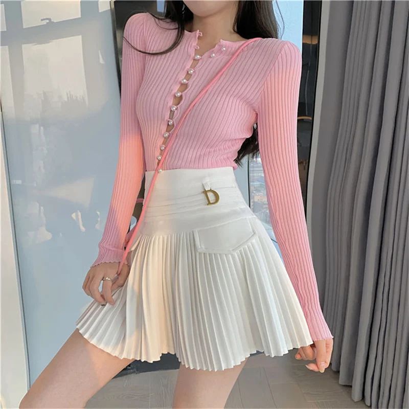 Clara Pleated Mini Skirt