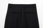 Noelle Zip-Front Wide-Leg Set