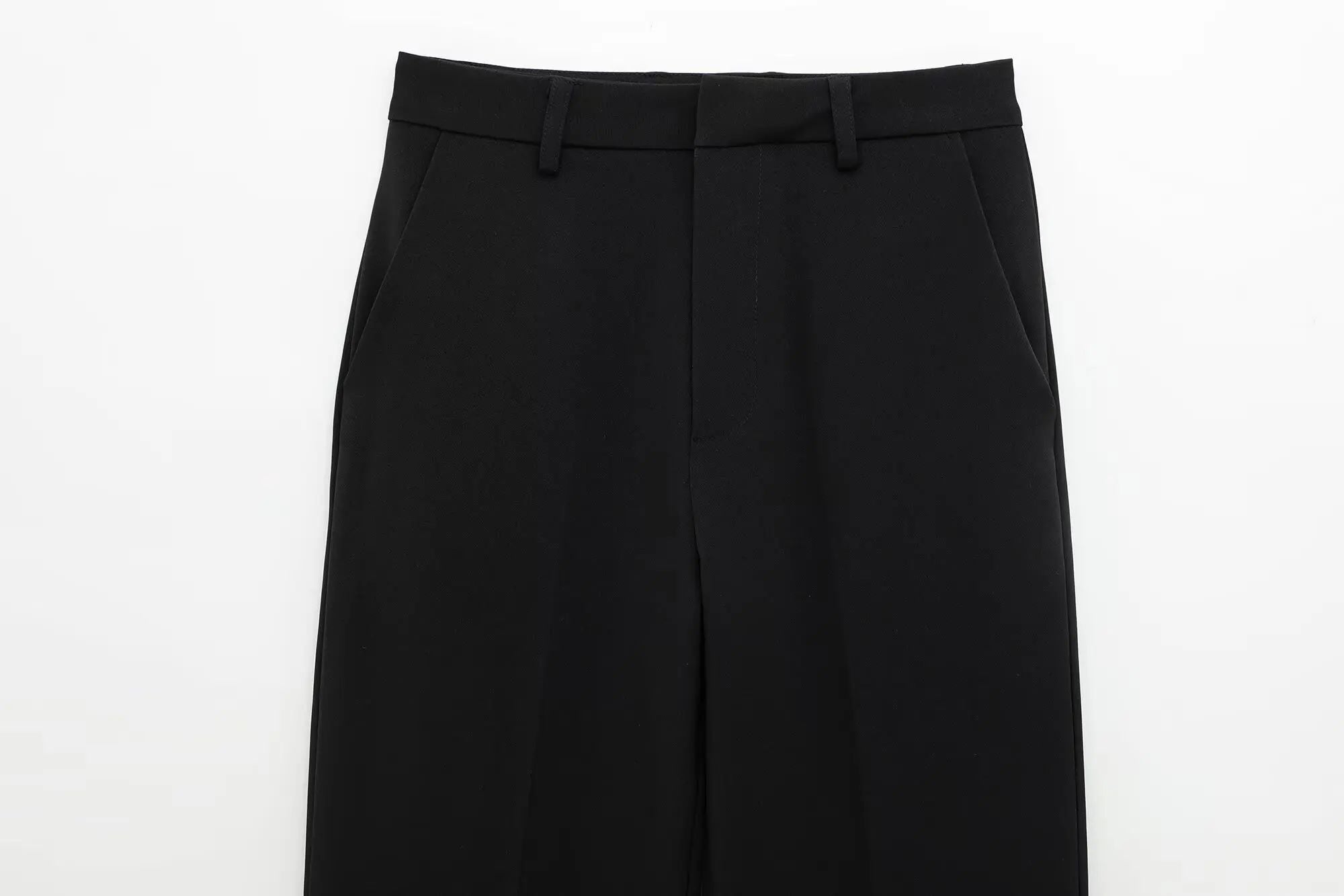 Noelle Zip-Front Wide-Leg Set