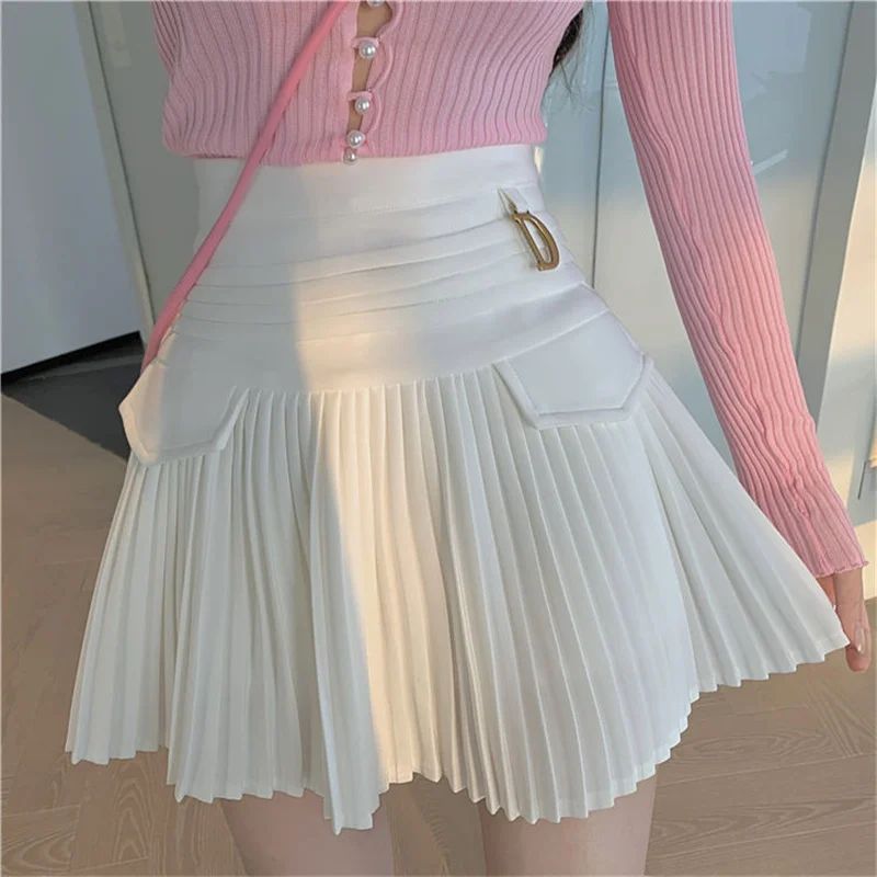 Clara Pleated Mini Skirt