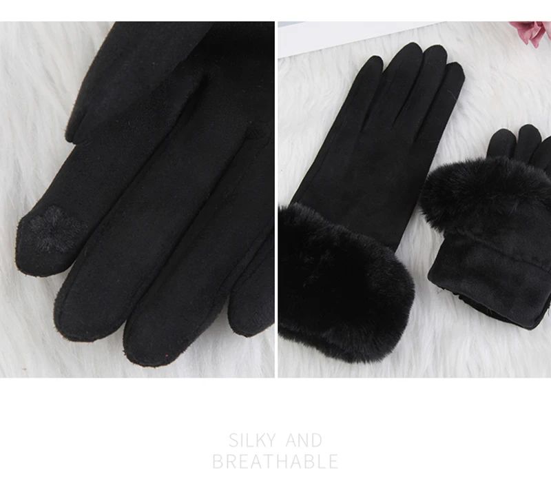 Isla Suede Touchscreen Winter Gloves