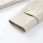 Senhora cor sólida rendas até jaqueta elegante chique manga comprida lapela botão solto casaco outono estilo rua nova jaqueta outerwear 2025