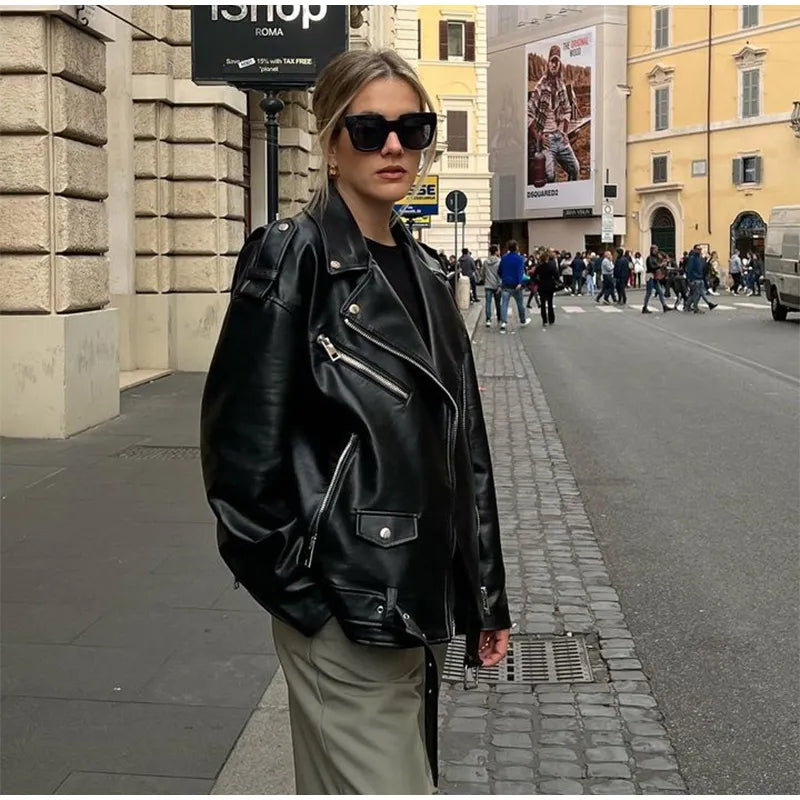 Noir Genuine Leather Jacket