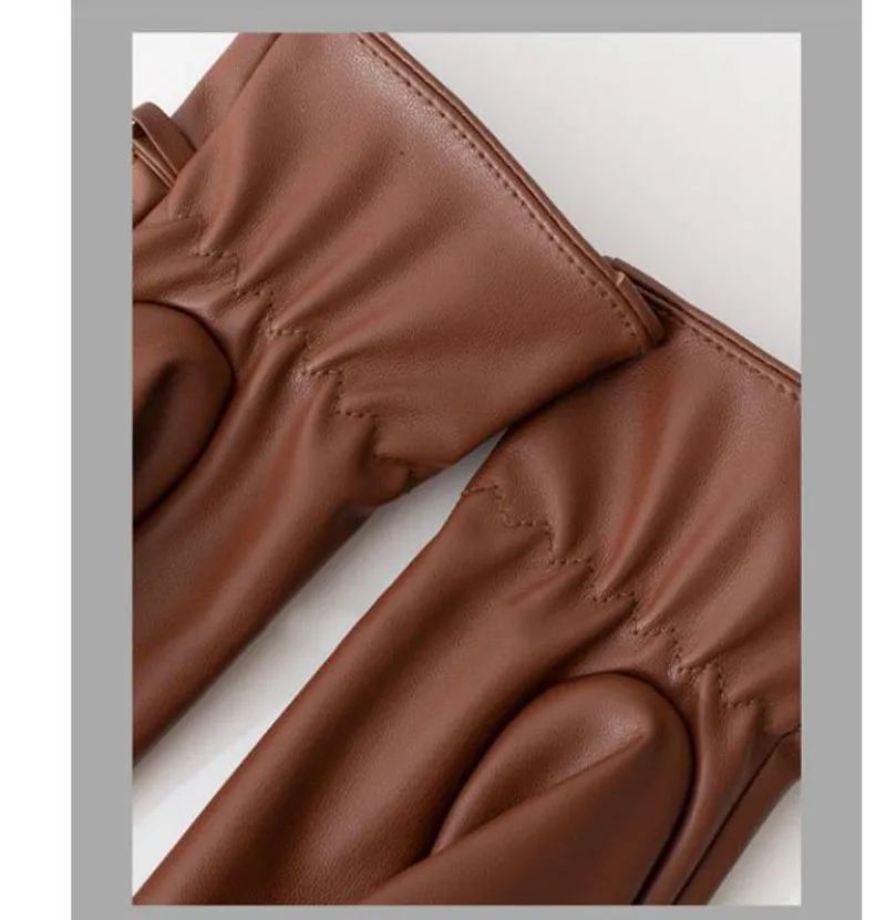 Camille Chain-Detail Touchscreen Gloves