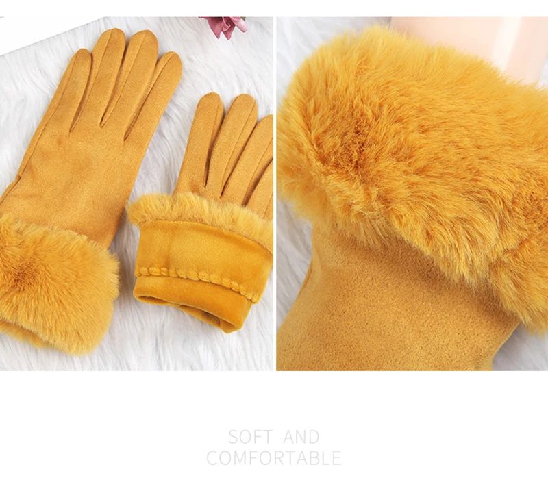Isla Suede Touchscreen Winter Gloves
