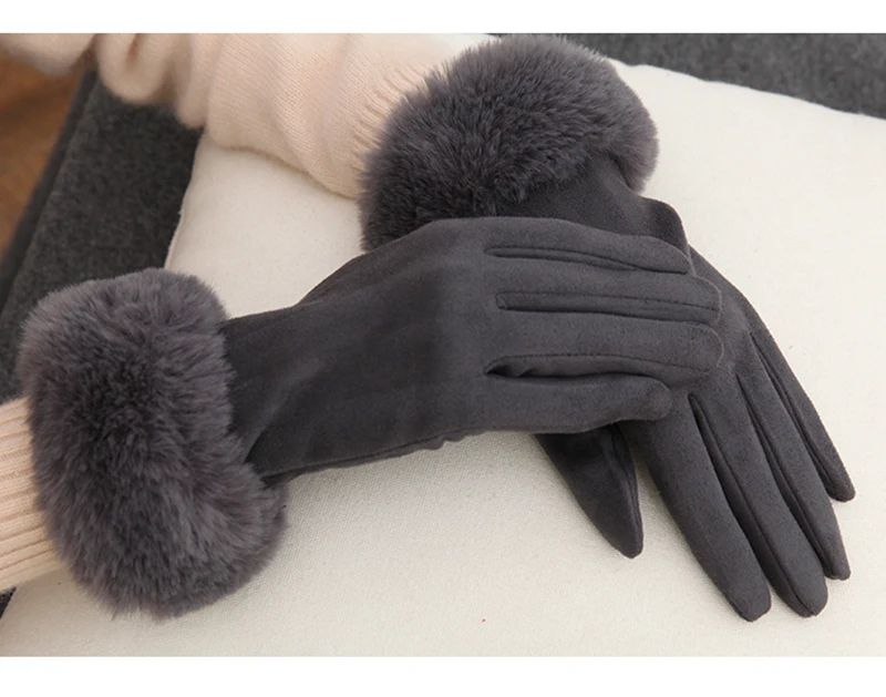 Isla Suede Touchscreen Winter Gloves