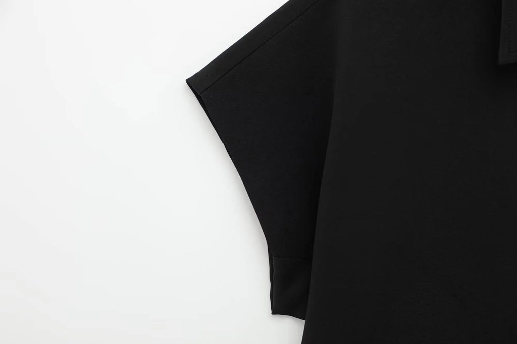 Noelle Zip-Front Wide-Leg Set