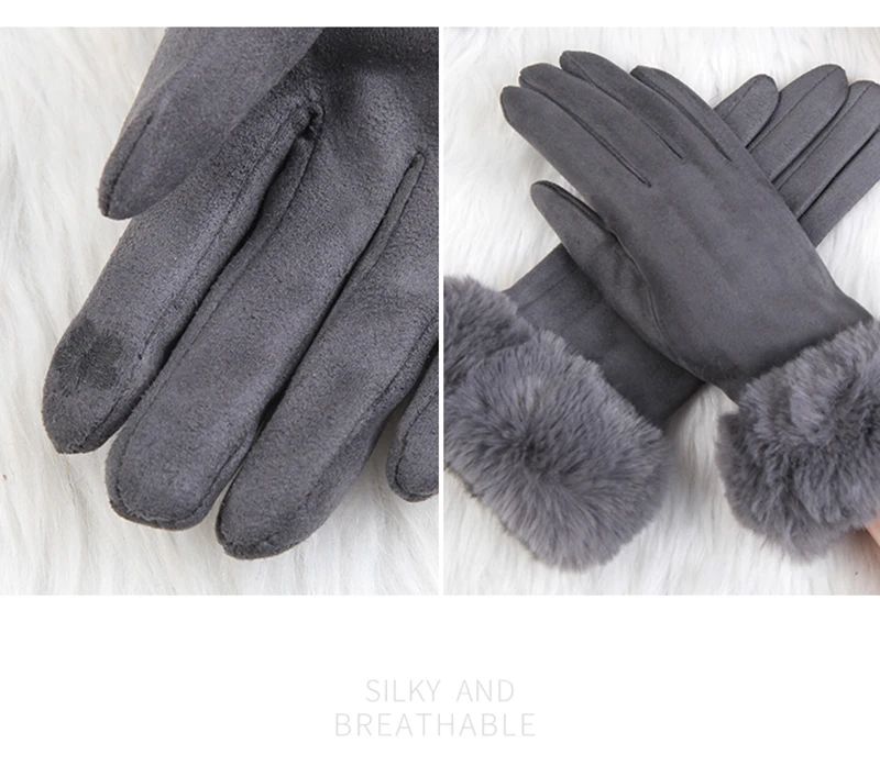 Isla Suede Touchscreen Winter Gloves