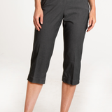 Golf Capri Pants With Pockets - Charcoal