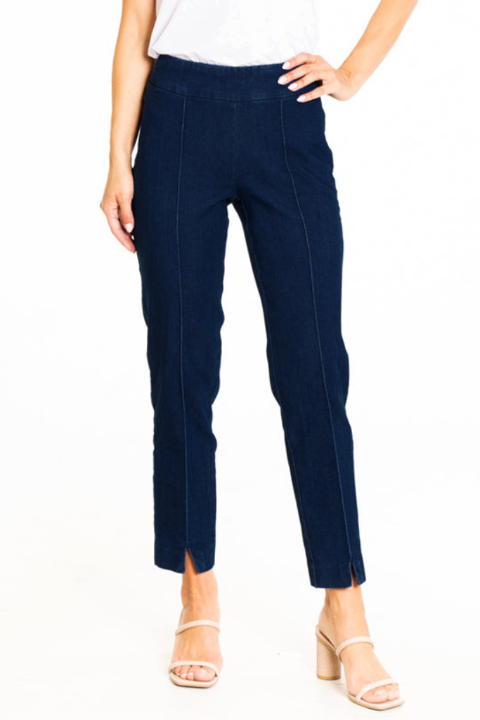 Thin Her Dark Denim Ankle Jeans