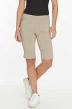 Stone Pull On Walking Shorts With Pockets