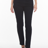 Pull-On Ankle Jean with Pockets - Black Denim