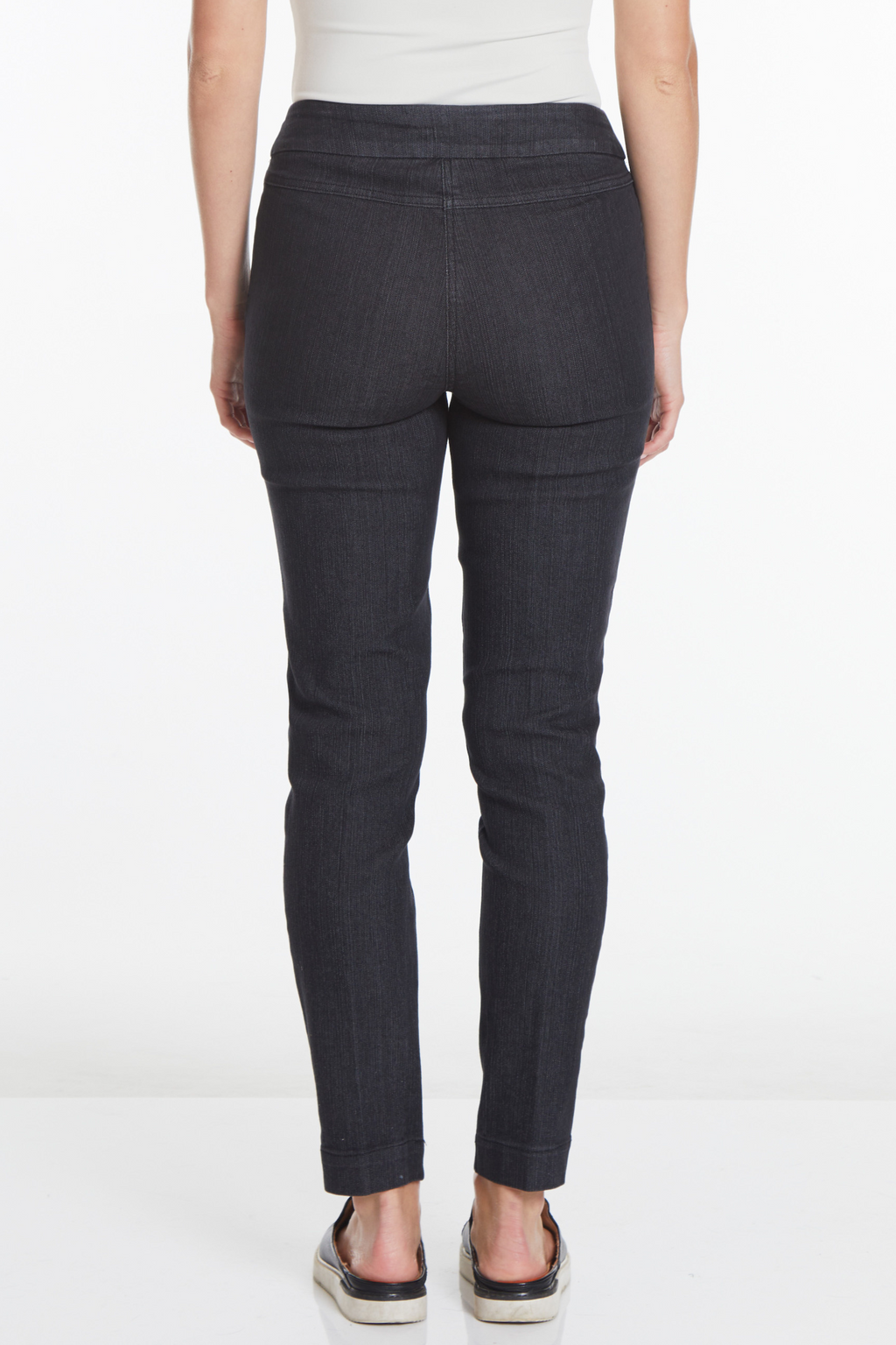 Pull-On Narrow Leg Jean - Black Denim