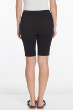 Pull On Black Walking Shorts With Pockets
