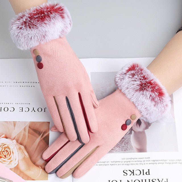 Isla Suede Touchscreen Winter Gloves