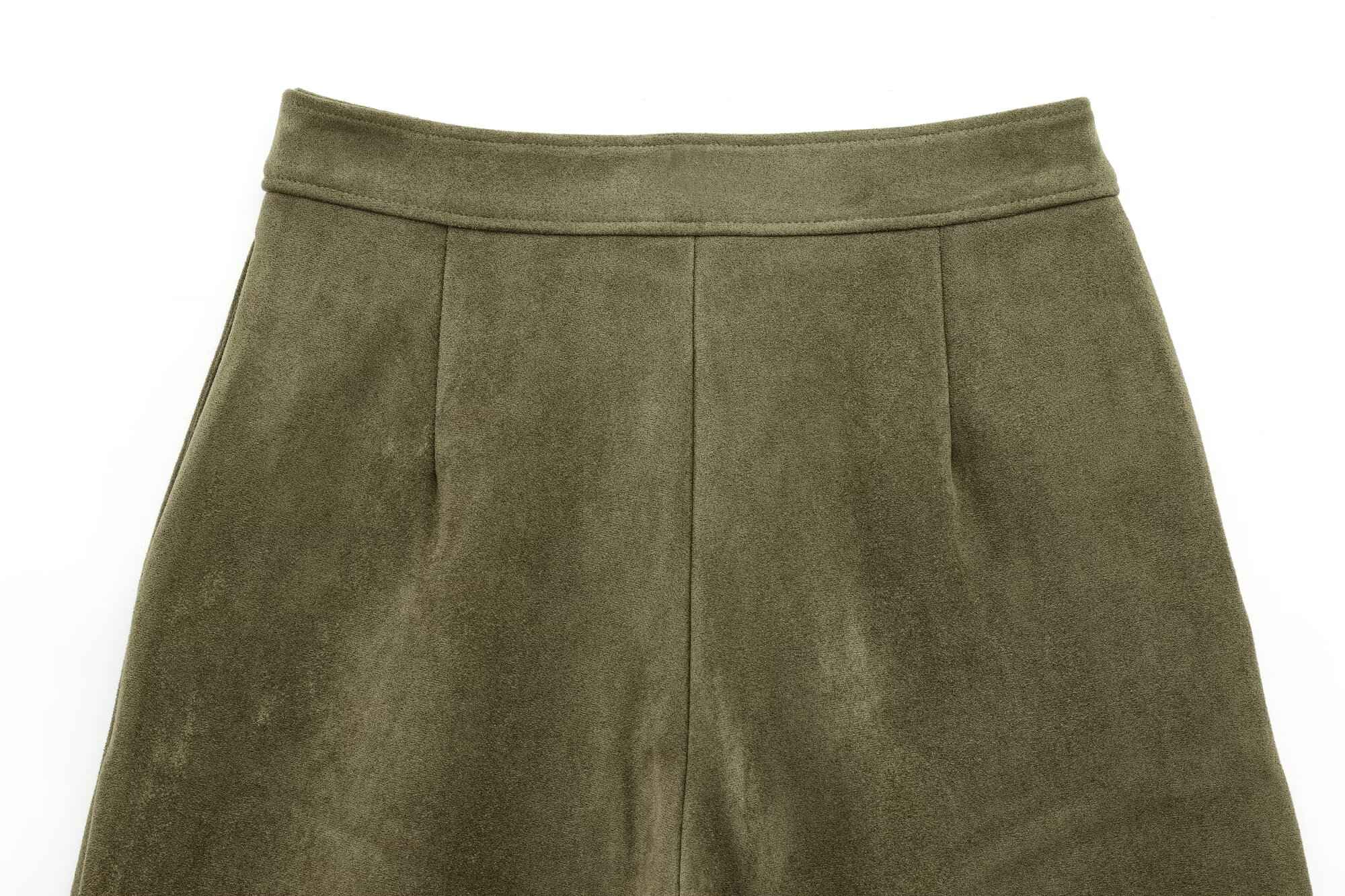 Marielle Faux-Suede Jacket & Bermuda Shorts Set
