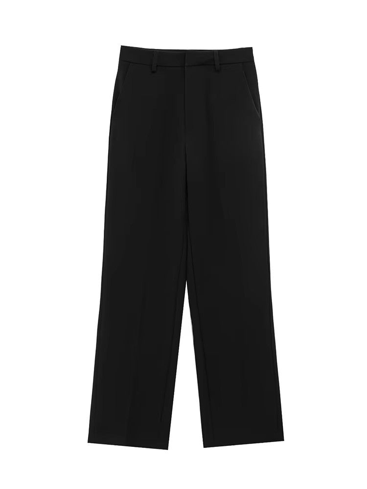 Noelle Zip-Front Wide-Leg Set