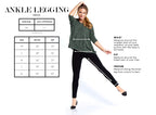 Wide Band Black Pull-On Ankle Legging