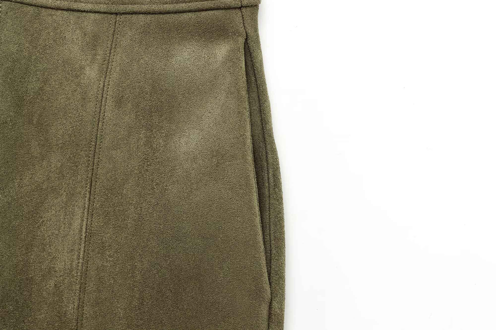Marielle Faux-Suede Jacket & Bermuda Shorts Set