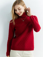 Freya Wool Turtleneck Sweater