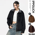 Talia Reversible Faux Leather Jacket