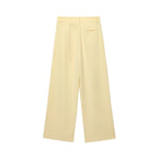 Odette Buttoned Vest & Straight-Leg Pants Set