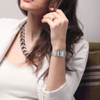 BERNY Square Stainless Steel Quartz Watch