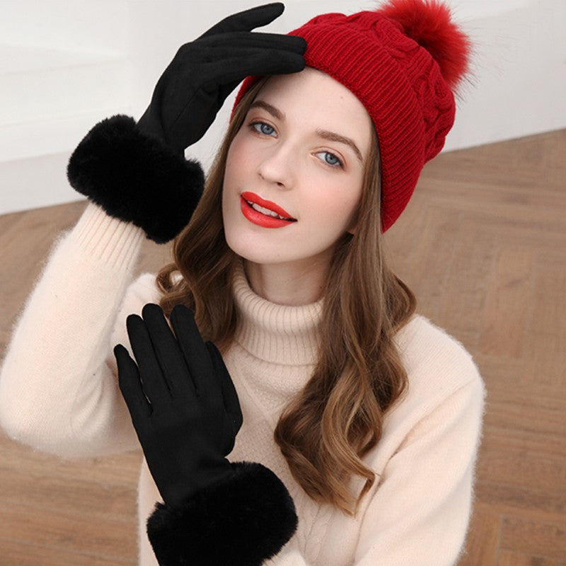 Isla Suede Touchscreen Winter Gloves