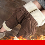 Calças casuais grossas de pelúcia mulheres veludo calças quentes outono inverno leggings cintura alta harem calças femininas