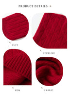 Freya Wool Turtleneck Sweater