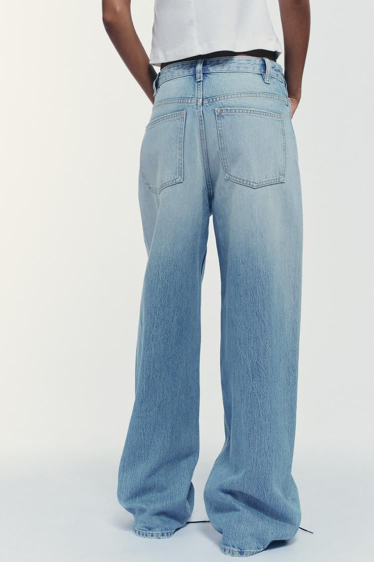Ivy High-Waisted Double-Button Jeans