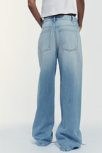 Ivy High-Waisted Double-Button Jeans