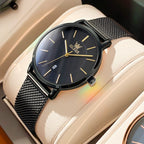 OLEVS Celeste Rose Gold Watch Gift Set